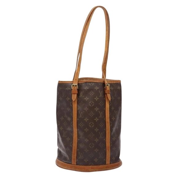 LOUIS VUITTON Monogram Bucket GM Shoulder Bag M42236 LV Auth 136355 - Picture 3 of 13